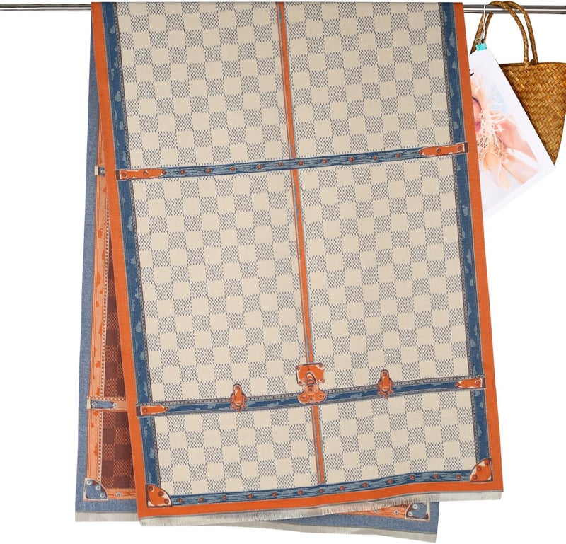 EXTREE Scarfs for Women Pashmina Silky Shawl Wrap for Evening Dressing Blanket Open Front Poncho Cape - Image 4